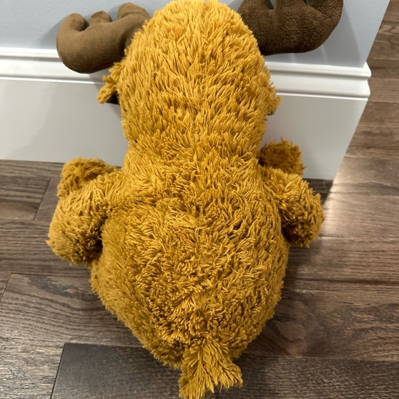 Kellytoy Moose Stuffed Animal Tan/Brown Holiday Plush - Picture 6 of 7